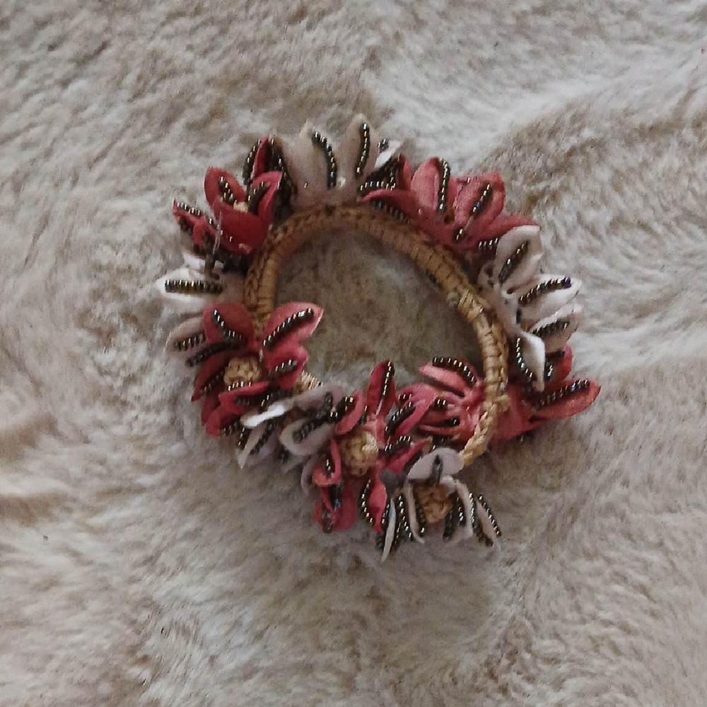 Floral Beaded Bracelet